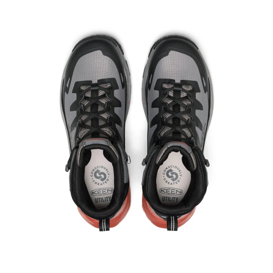 Men's Targhee Blur Waterproof Work Boot (Carbon Toe)  |  Steel Grey/Black - Image 4