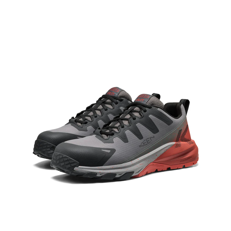Men's Targhee Blur Work Shoe (Carbon Toe)  |  Steel Grey/Black - Image 2