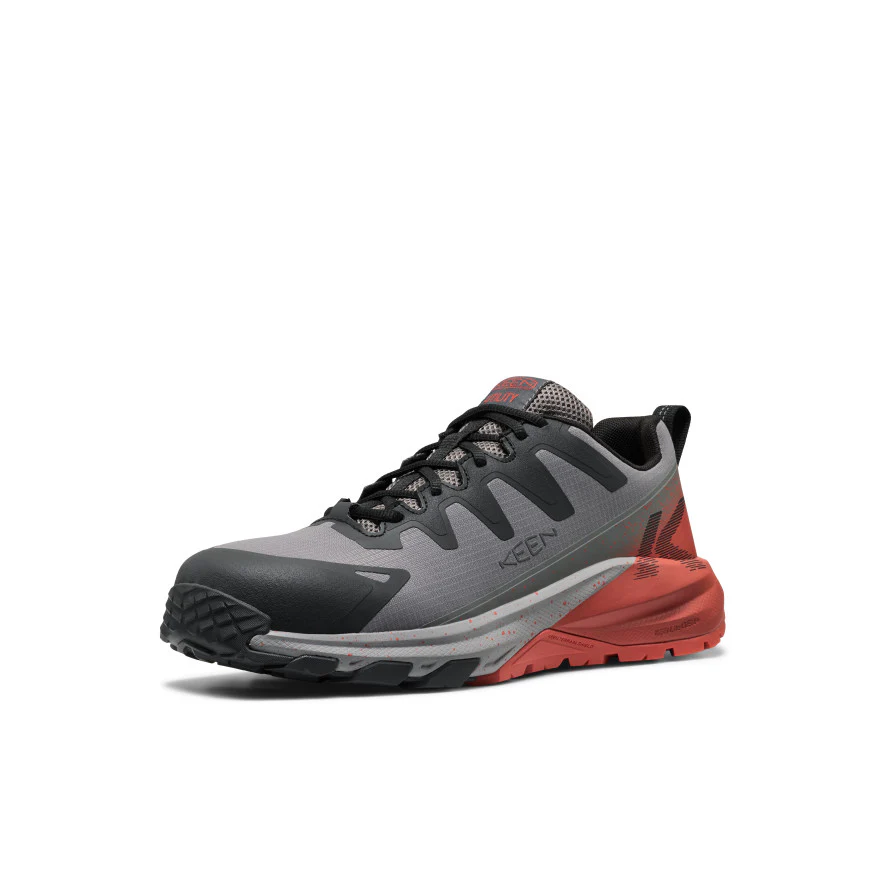 Men's Targhee Blur Work Shoe (Carbon Toe)  |  Steel Grey/Black - Image 3
