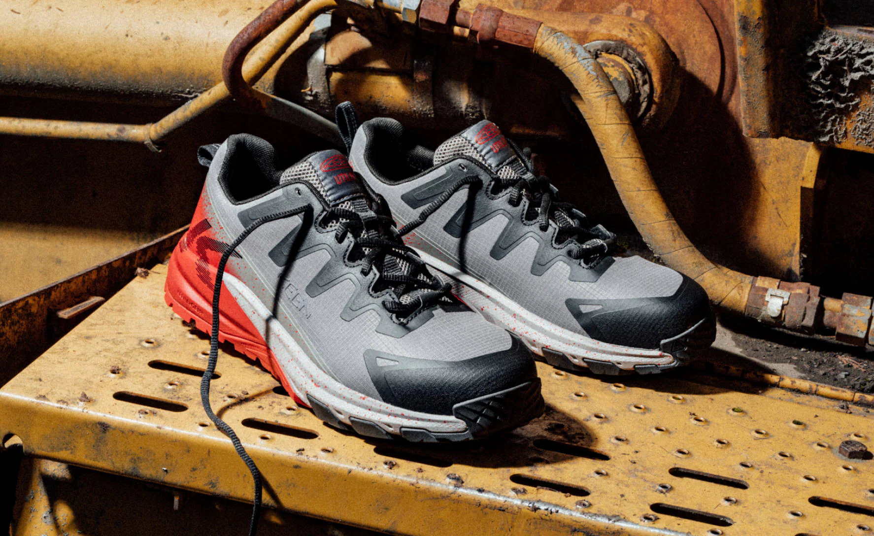 Men's Targhee Blur Work Shoe (Carbon Toe)  |  Steel Grey/Black - Image 7