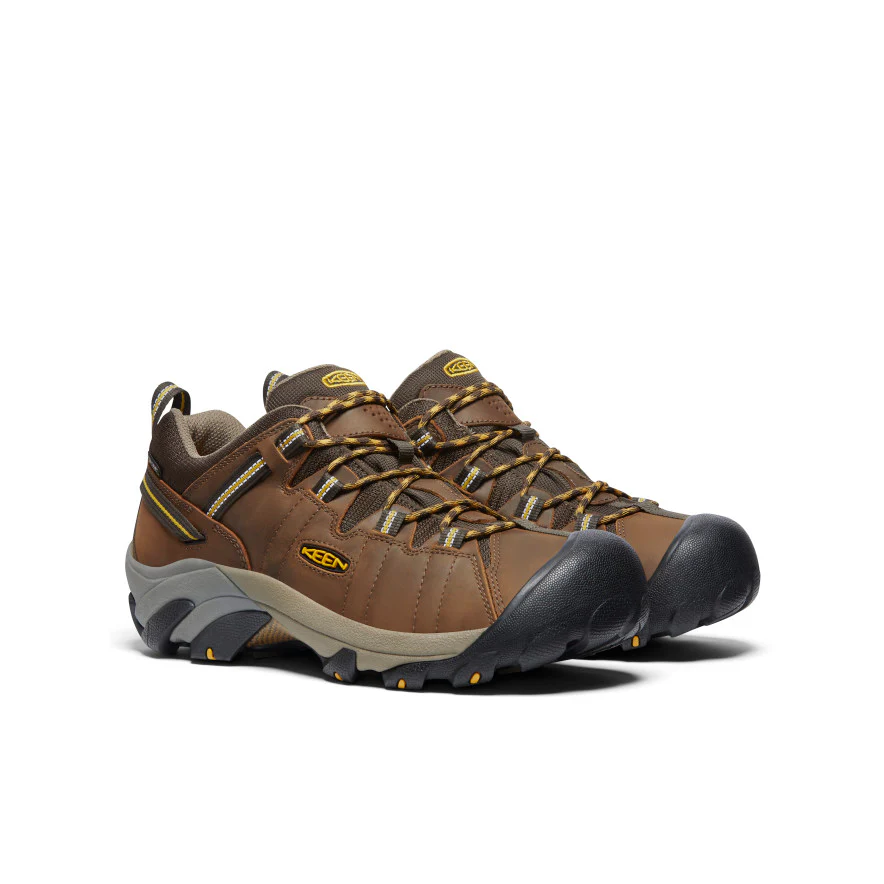 Men's Targhee II Waterproof  |  Cascade Brown/Golden Yellow - Image 2