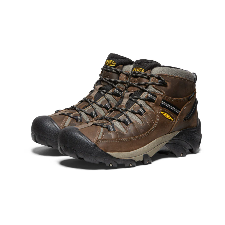Men's Targhee II Waterproof Mid Wide  |  Shitake/Brindle - Image 2