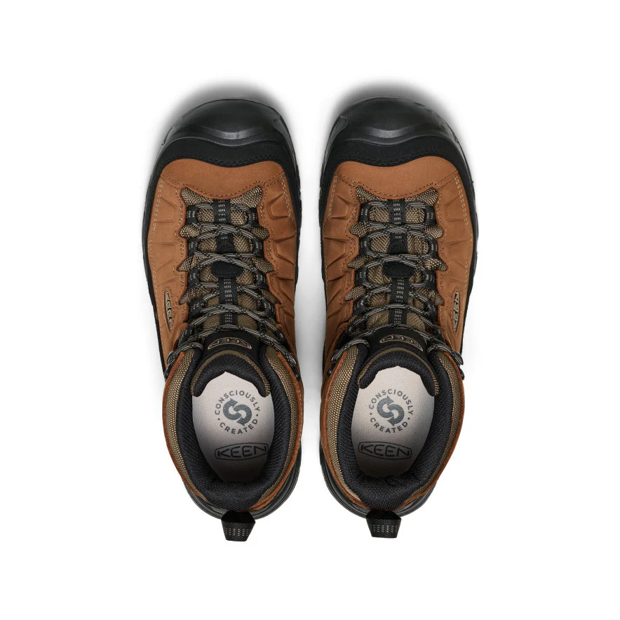 Men's Targhee IV Waterproof Hiking Boot  |  Bison/Black - Image 4