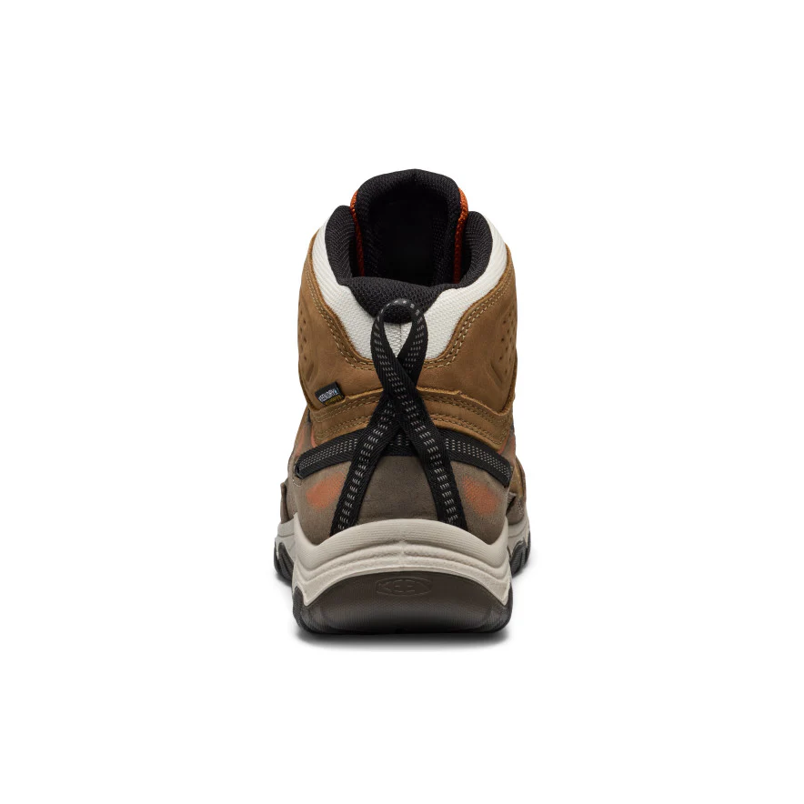 Men's Targhee IV Waterproof Hiking Boot  |  Coyote/Gold Flame - Image 5