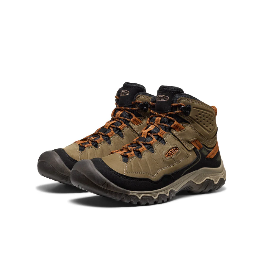 Men's Targhee IV Waterproof Hiking Boot  |  Sea Turtle/Roasted Pecan - Image 2