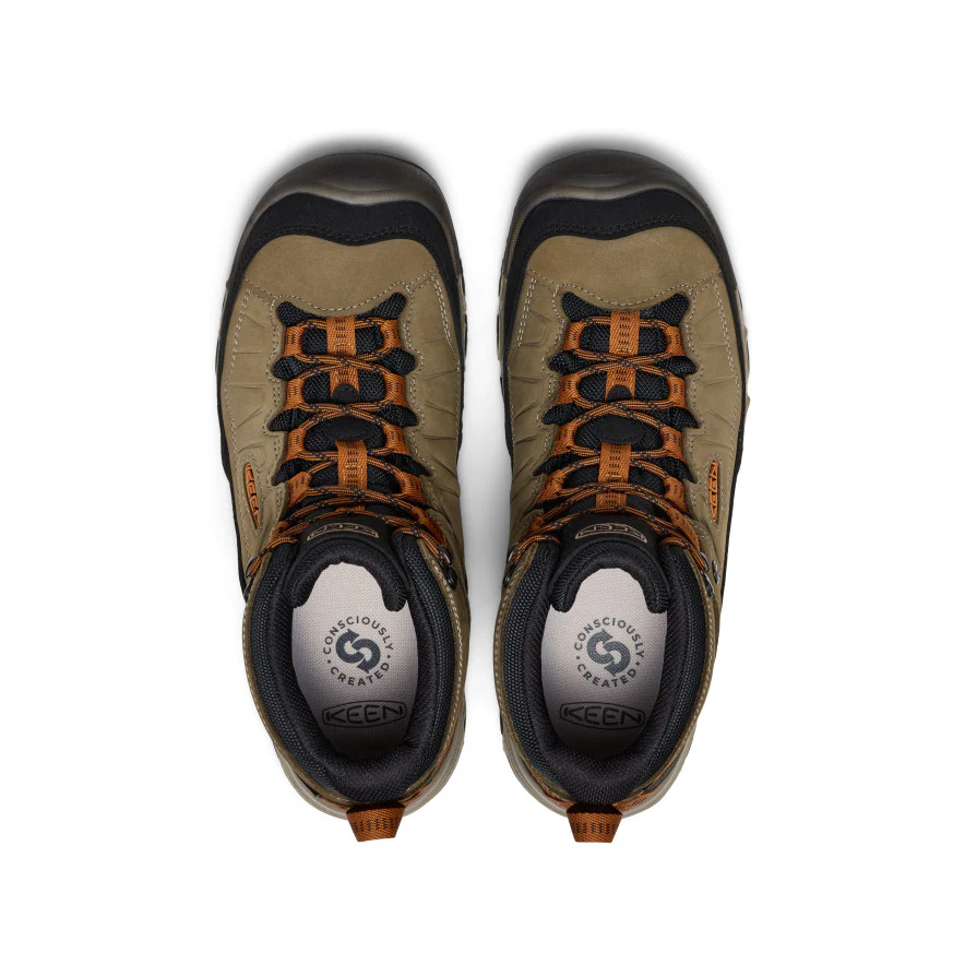 Men's Targhee IV Waterproof Hiking Boot  |  Sea Turtle/Roasted Pecan - Image 4