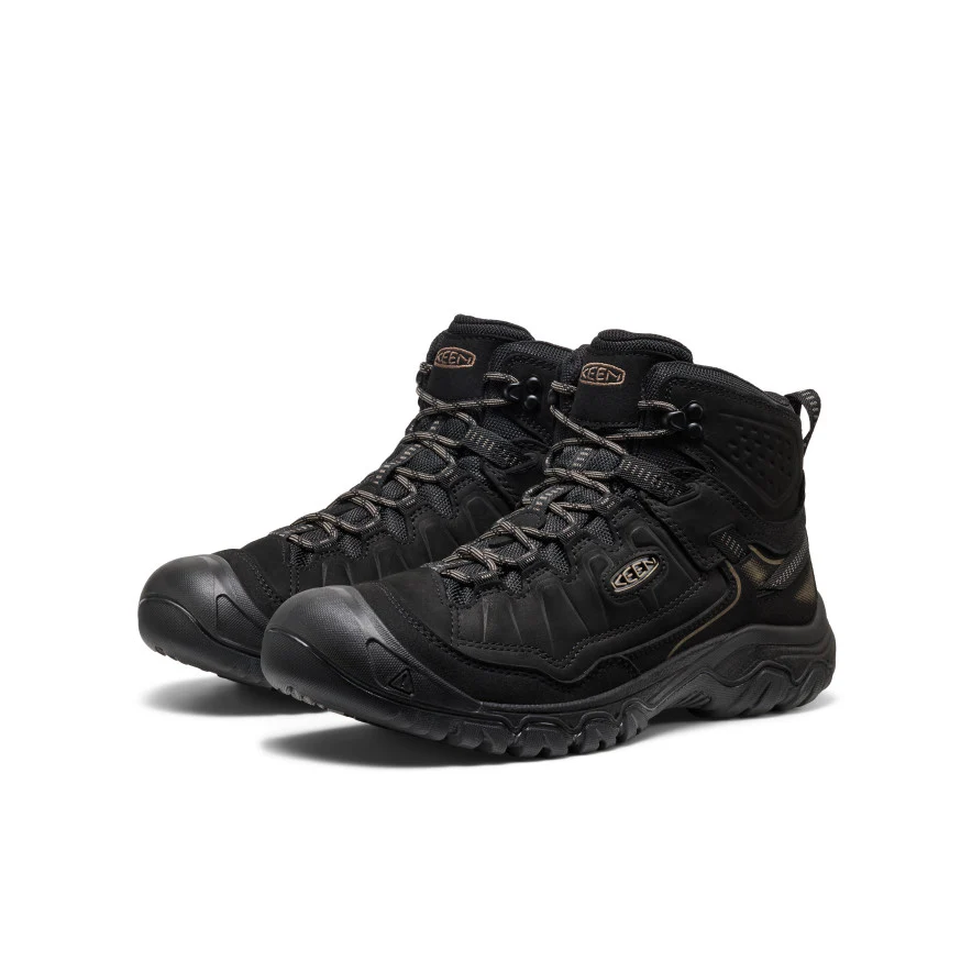Men's Targhee IV Waterproof Hiking Boot  |  Triple Black - Image 2