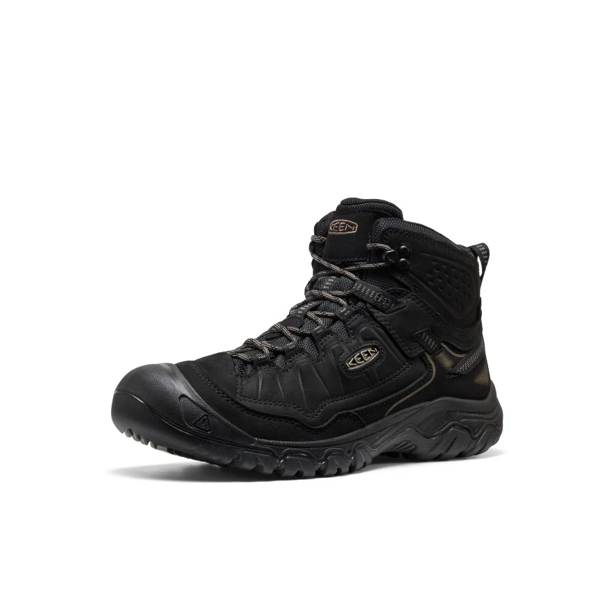 Men's Targhee IV Waterproof Hiking Boot  |  Triple Black - Image 3