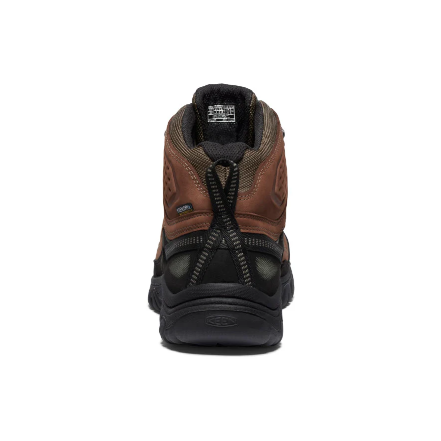 Men's Targhee IV Wide Waterproof Hiking Boot | Bison/Black - Image 5