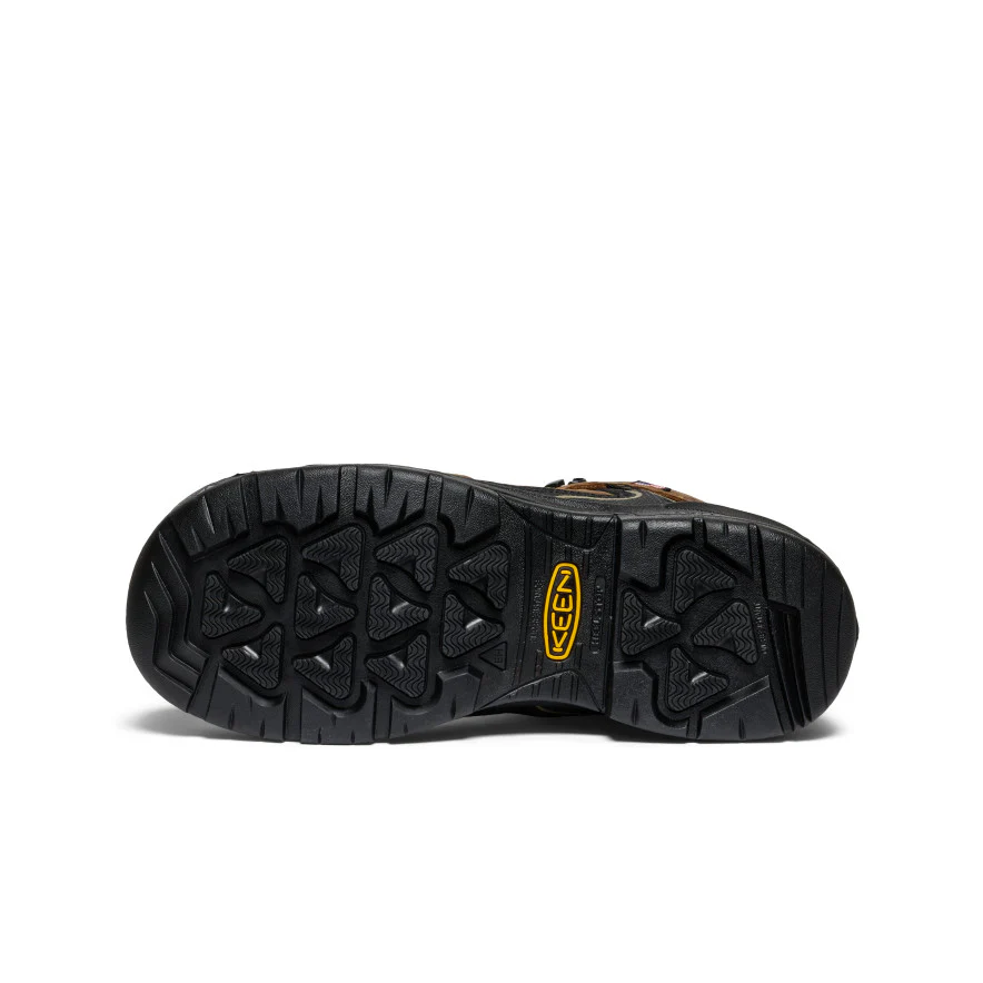 Men's Targhee IV Waterproof Work Boot (Carbon Toe) | Dark Earth/Black - Image 6