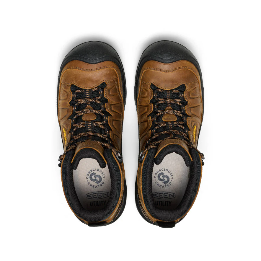 Men's Targhee IV Waterproof Work Boot (Soft Toe)  |  Belgian/Black - Image 4