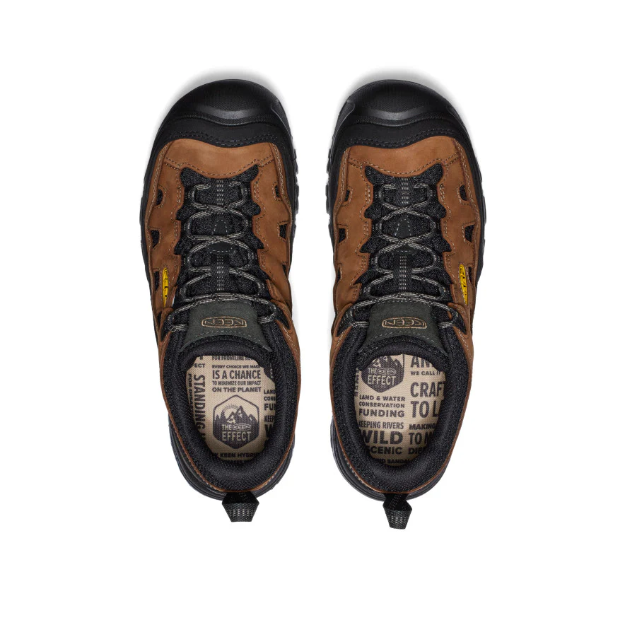 Men's Targhee IV Vented Hiking Shoe | Bison/Golden Yellow - Image 4