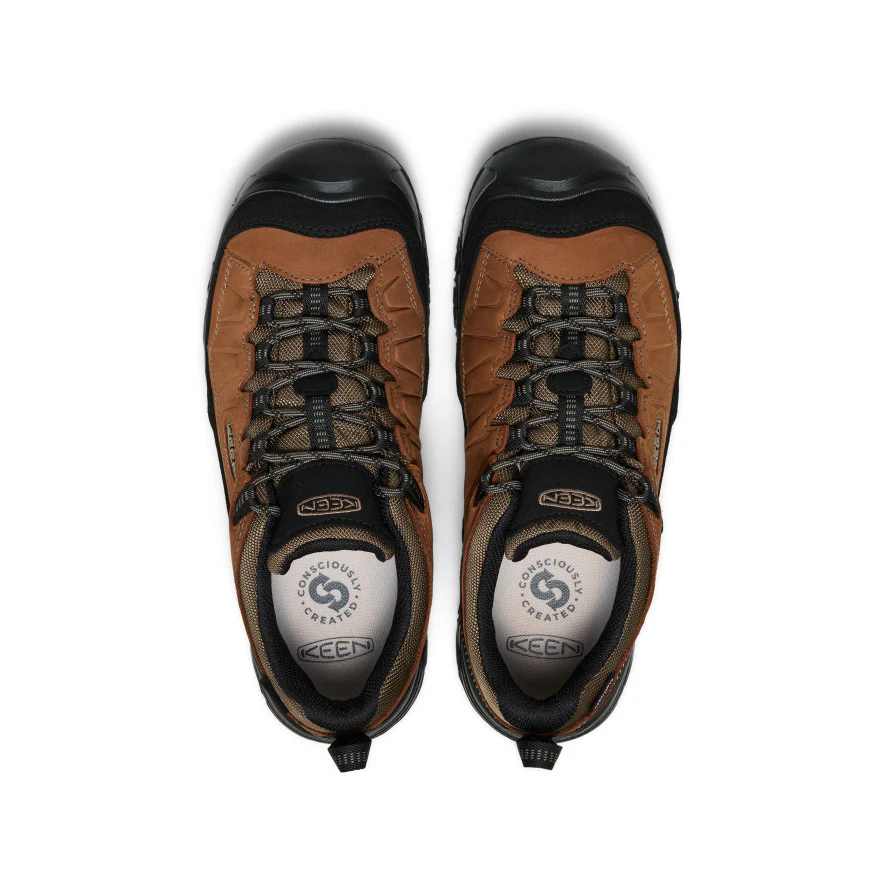 Men's Targhee IV Waterproof Hiking Shoe  |  Bison/Black - Image 4