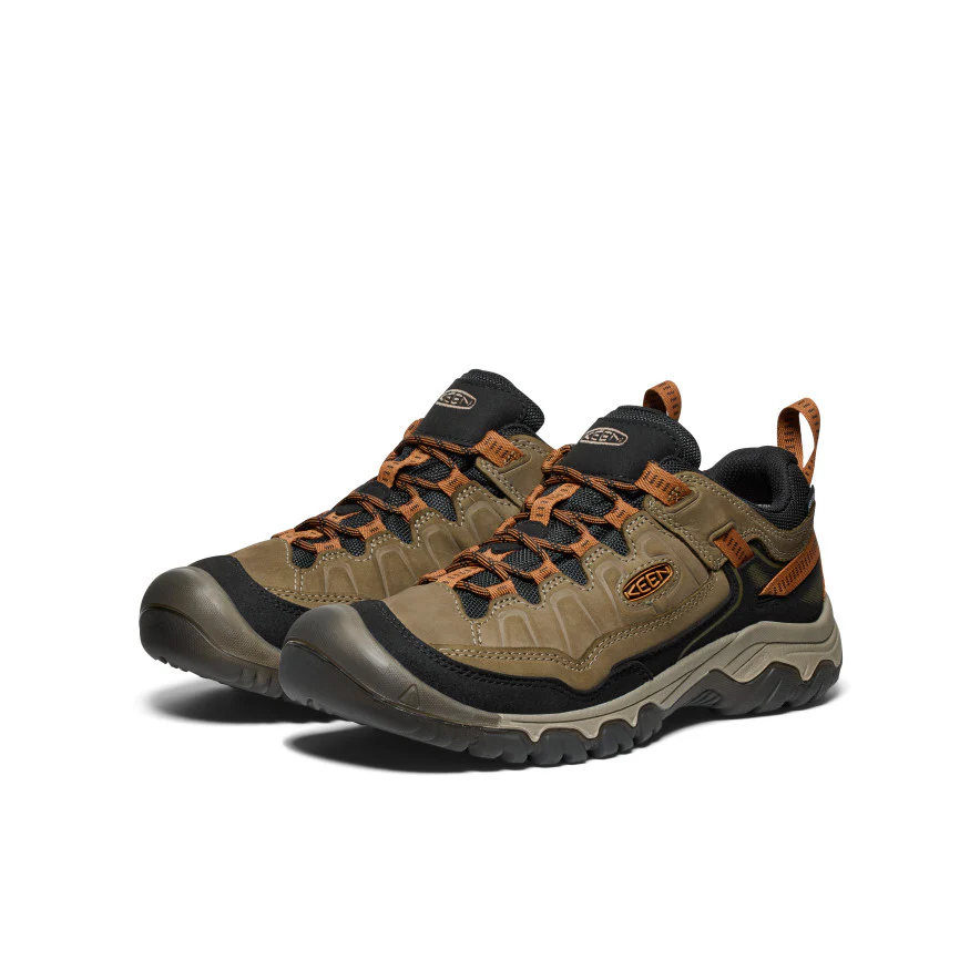 Men's Targhee IV Waterproof Hiking Shoe  |  Sea Turtle/Roasted Pecan - Image 2