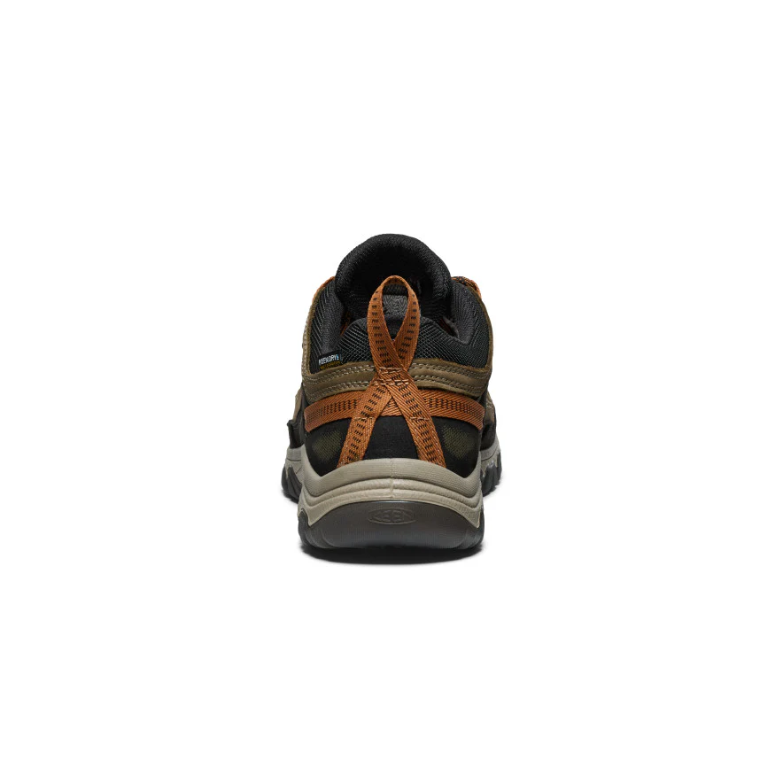 Men's Targhee IV Wide Waterproof Hiking Shoe  |  Sea Turtle/Roasted Pecan - Image 5