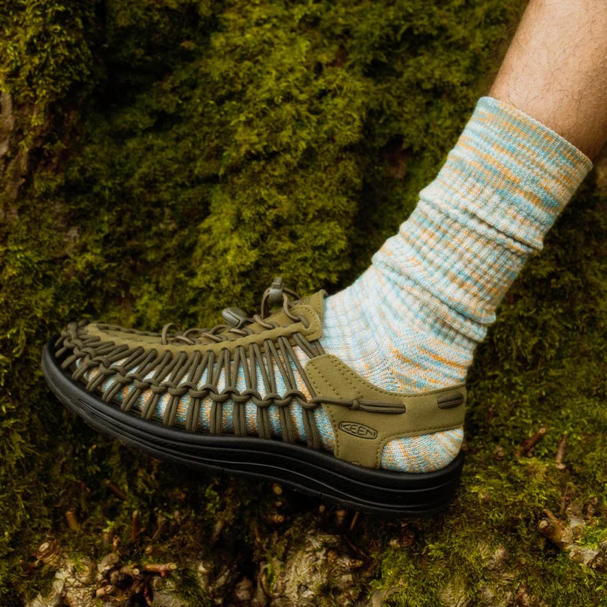 Men's UNEEK Sneaker  |  Dark Olive/Black - Image 8