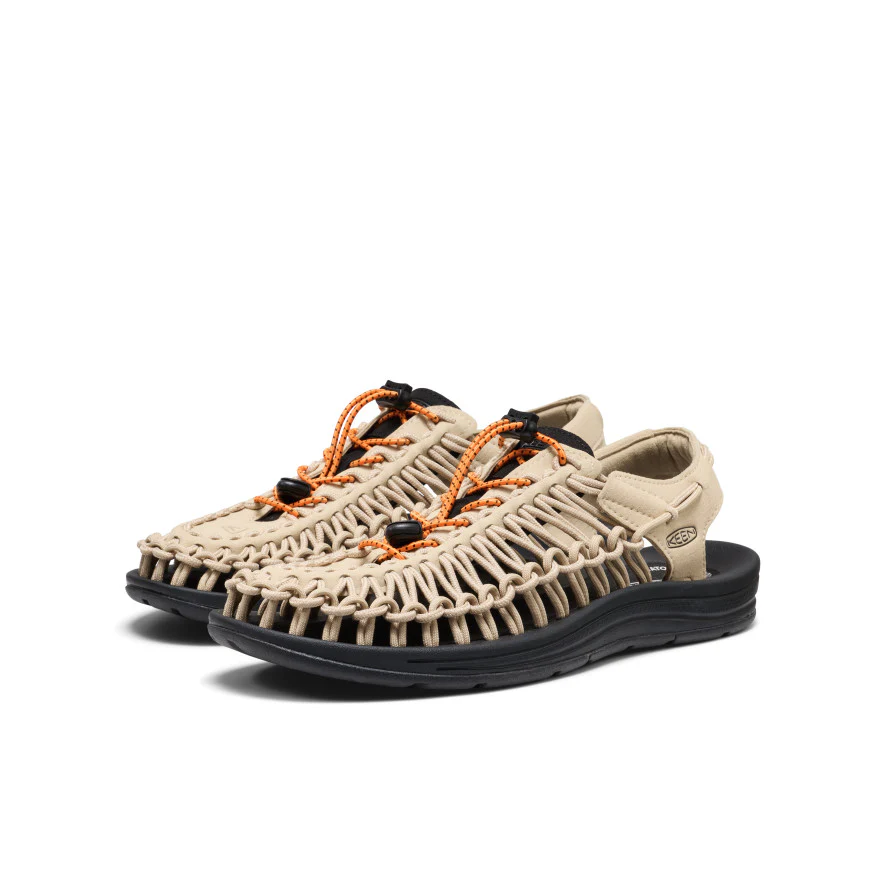 Men's UNEEK Sneaker  |  Safari/Orange Peel - Image 2