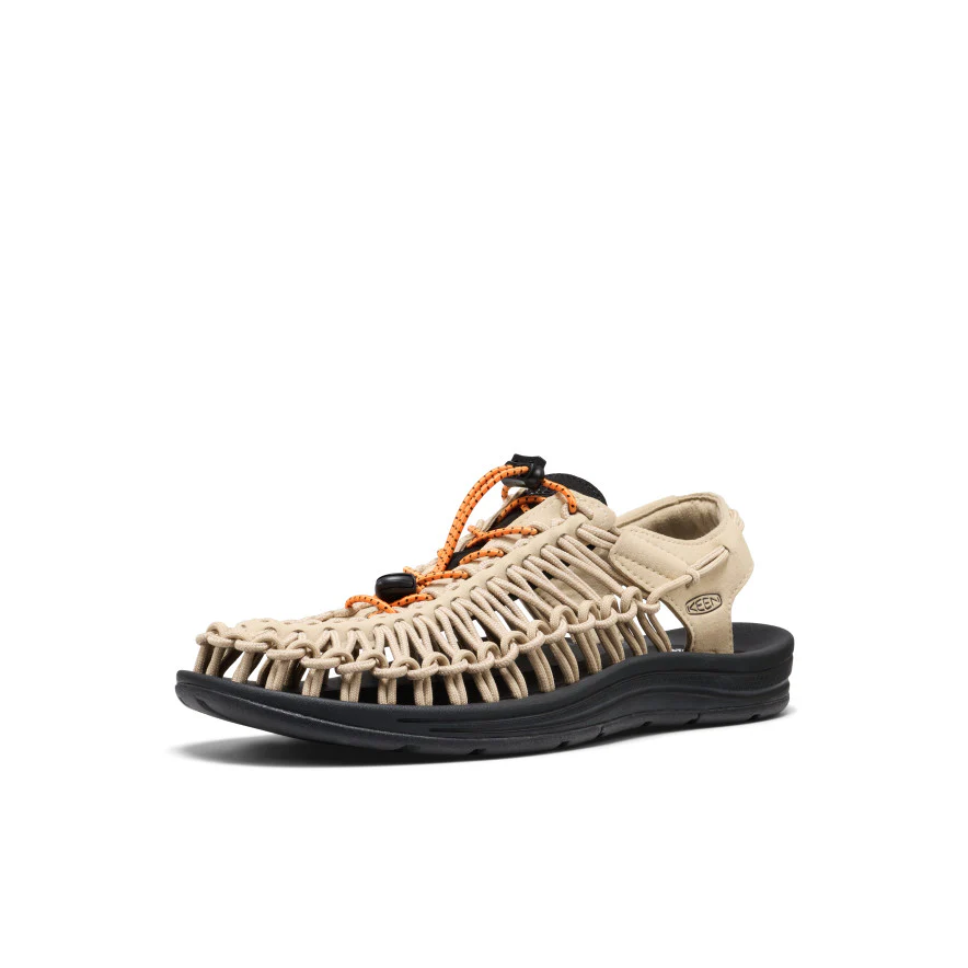 Men's UNEEK Sneaker  |  Safari/Orange Peel - Image 3