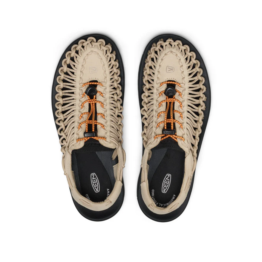 Men's UNEEK Sneaker  |  Safari/Orange Peel - Image 4