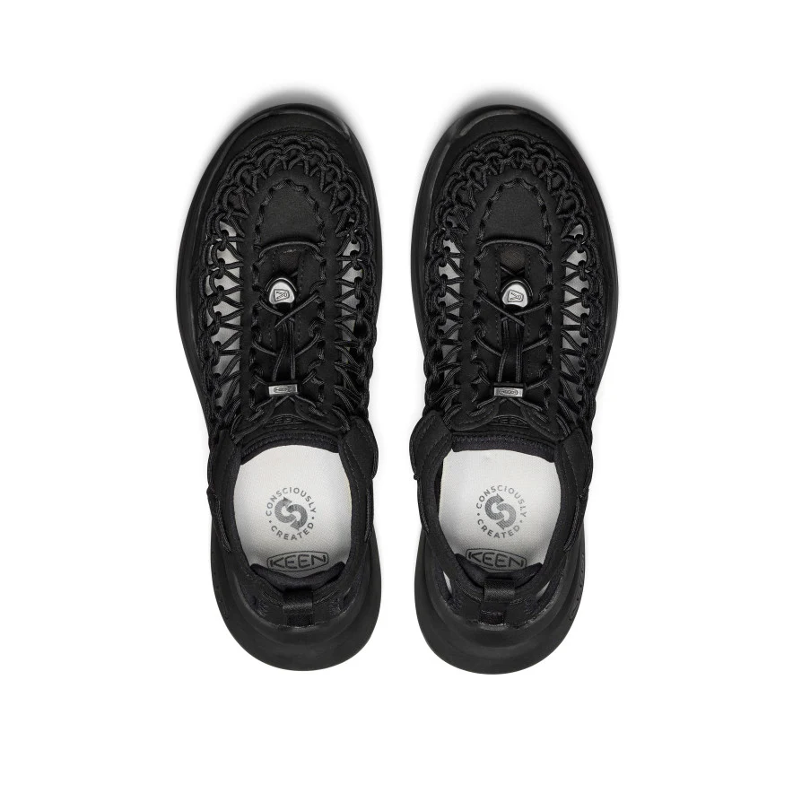 Men's UNEEK WK Sneaker  |  Black/Black - Image 4