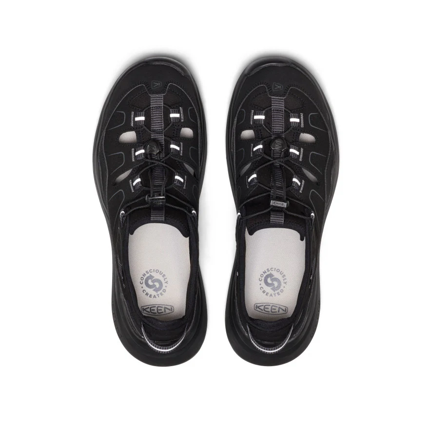 Men's WK450 Walking Sandal | Black/Black - Image 4
