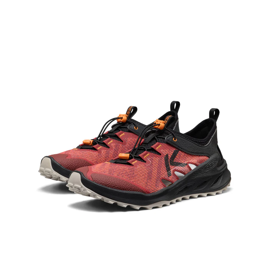 Men's Zionic ADV Open-Air Hiking Shoe  |  Garnet/Orange Peel - Image 2