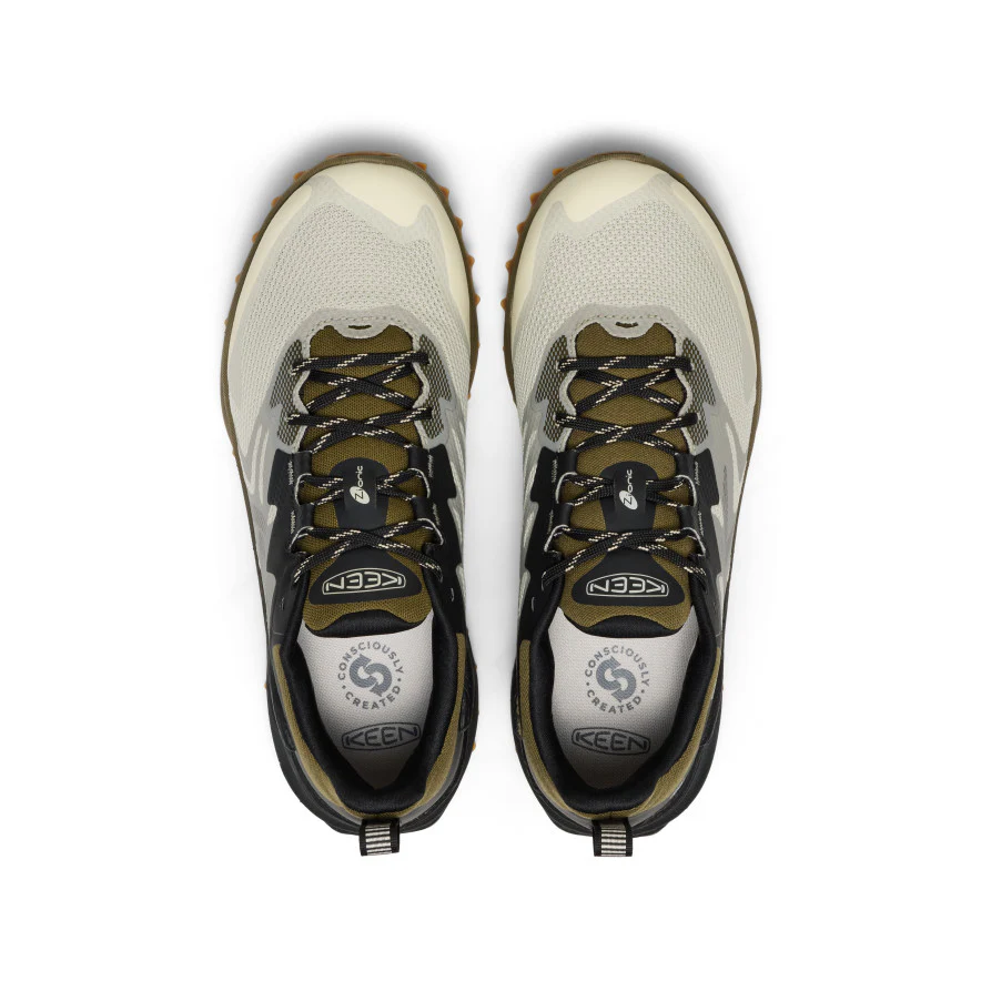 Men's Zionic NXT Waterproof Hiking Shoe  |  Abbey Stone/Dark Olive - Image 4