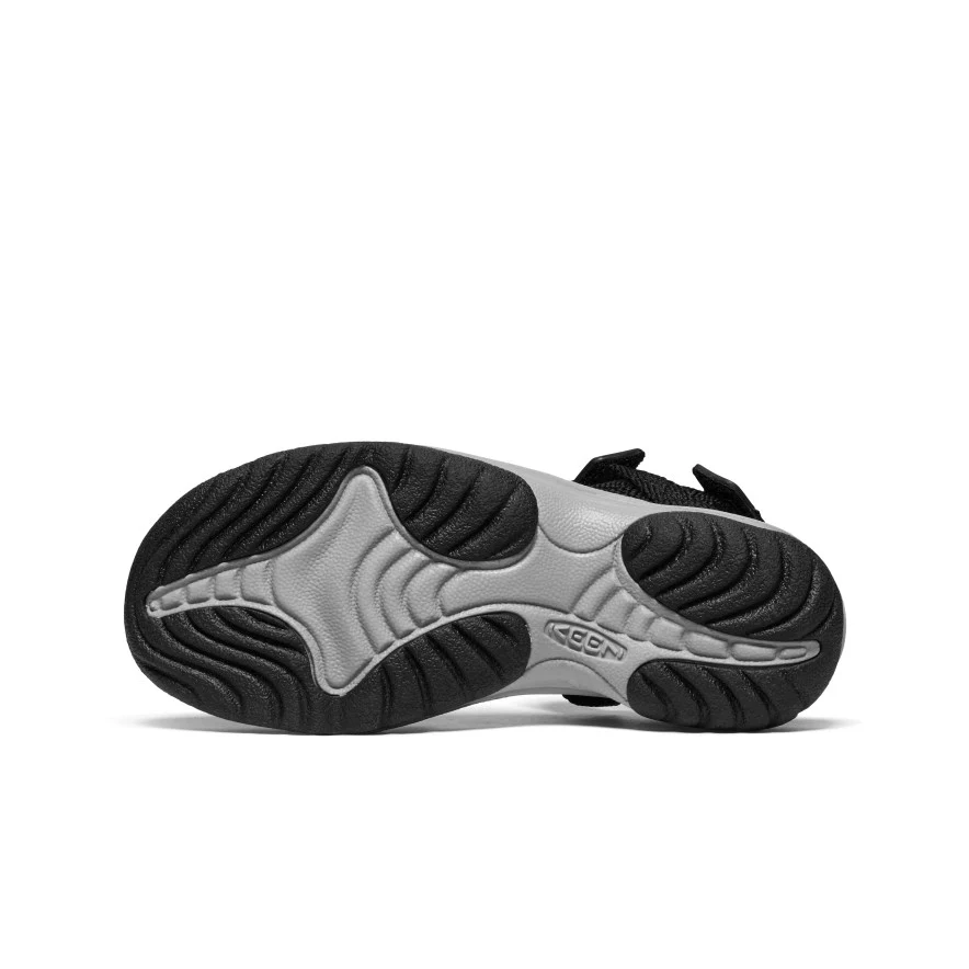 Women's Bali Strap Sandal  |  Black/Alloy - Image 6
