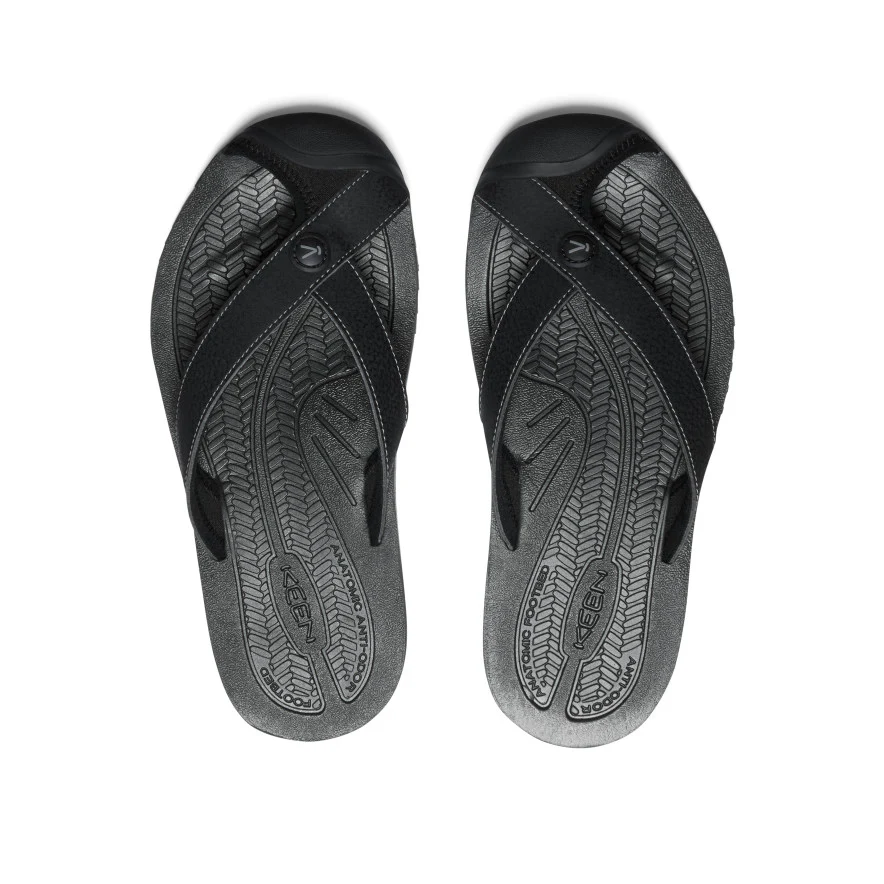 Women's Barbados Flip-Flop  |  Black/Steel Grey - Image 4