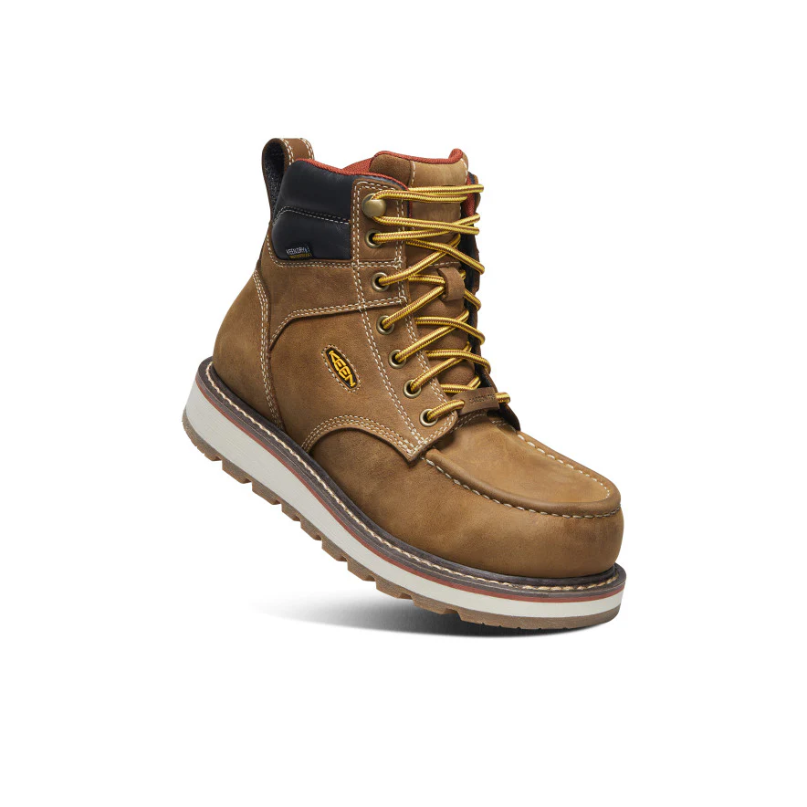Women's Cincinnati 6" Waterproof Boot (Carbon Toe)  |  Belgian/Sandshell - Image 3