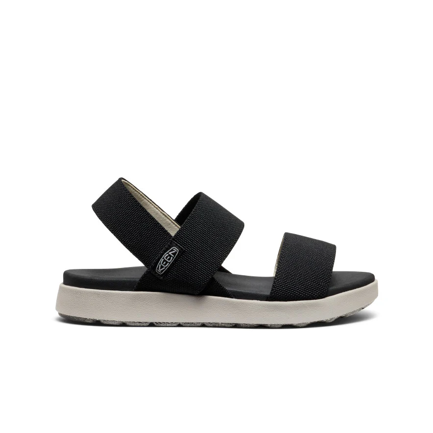 Women's Elle Backstrap Sandal Wide  |  Black - Image 10