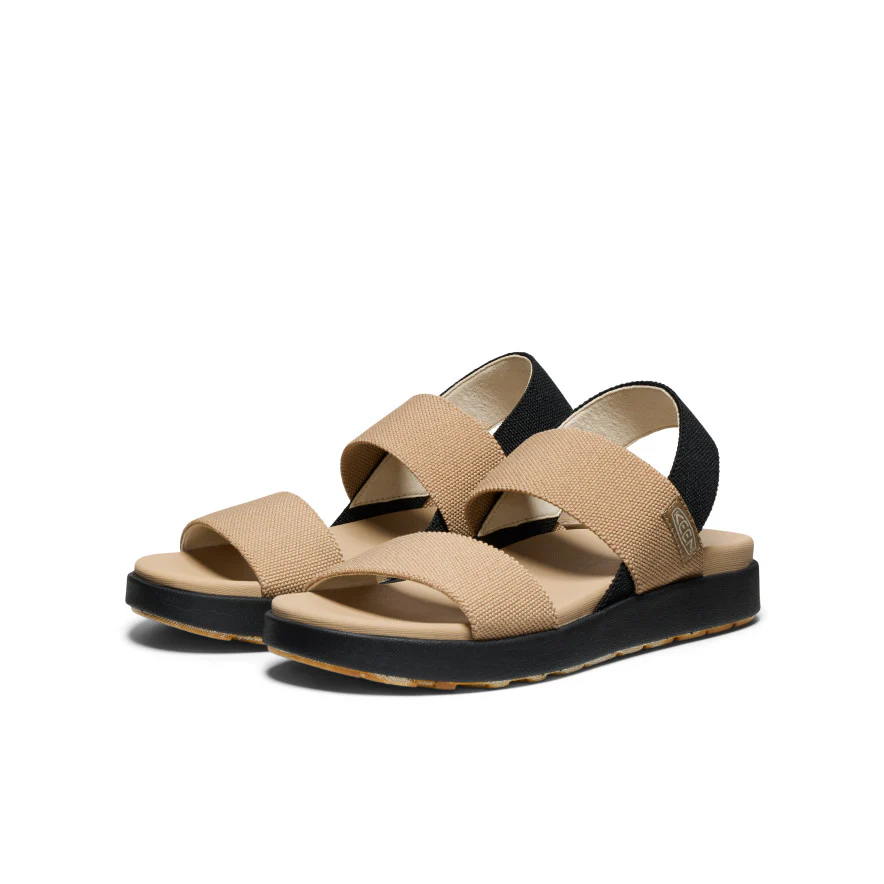 Women's Elle Backstrap Sandal Wide  |  Cornstalk/Black - Image 2