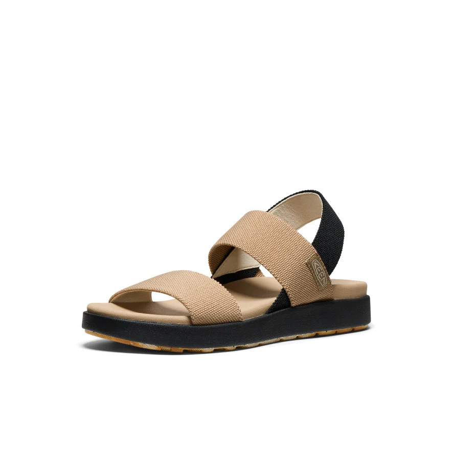 Women's Elle Backstrap Sandal Wide  |  Cornstalk/Black - Image 3