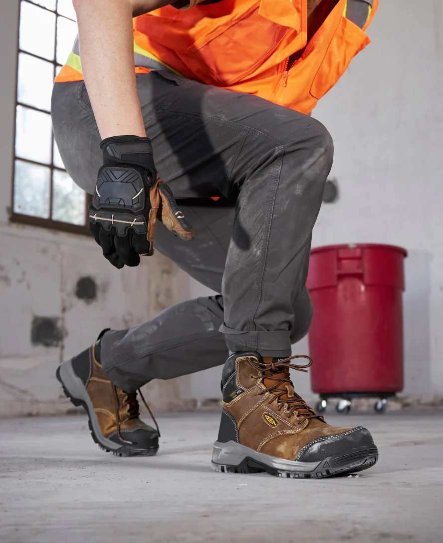 Women's Evanston 6" ESD Boot (Carbon Toe)  |  Bison/Black - Image 8