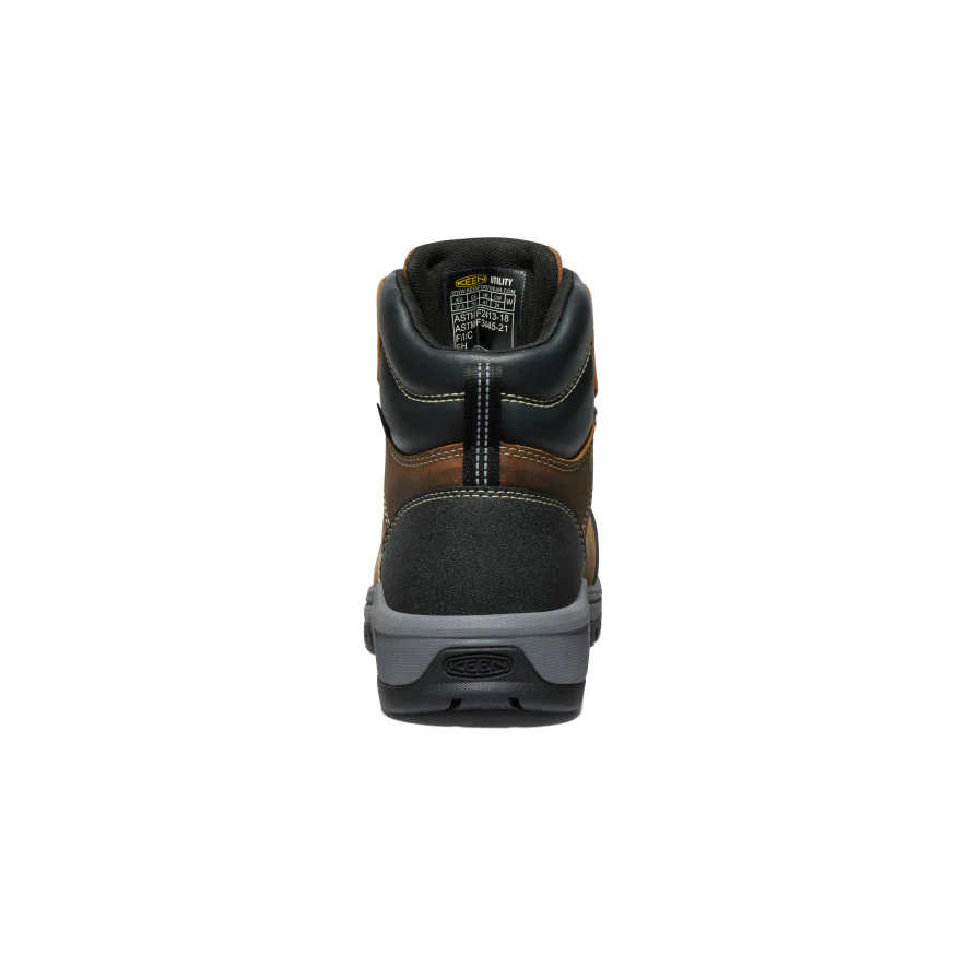 Women's Evanston 6" Waterproof Boot (Carbon Toe)  |  Bison/Black - Image 5