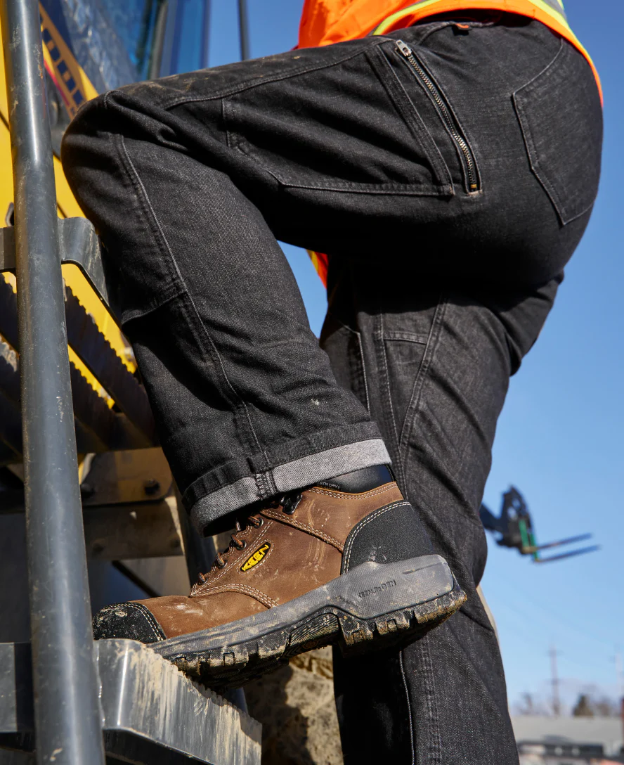 Women's Evanston 6" Waterproof Boot (Carbon Toe)  |  Bison/Black - Image 9