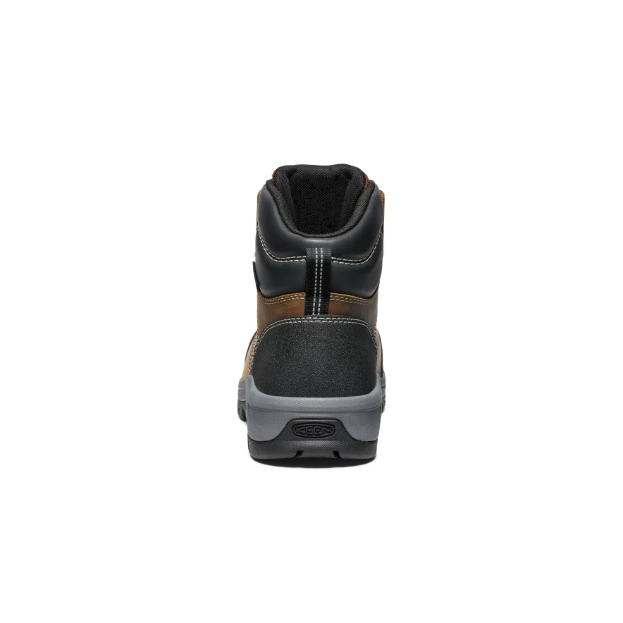 Women's Evanston 6" Waterproof Boot INT MET (Carbon Toe) | Bison/Black - Image 5