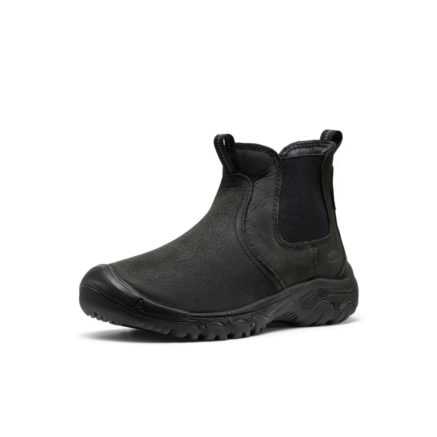 Women's Greta II Waterproof Chelsea  |  Black/Black - Image 3