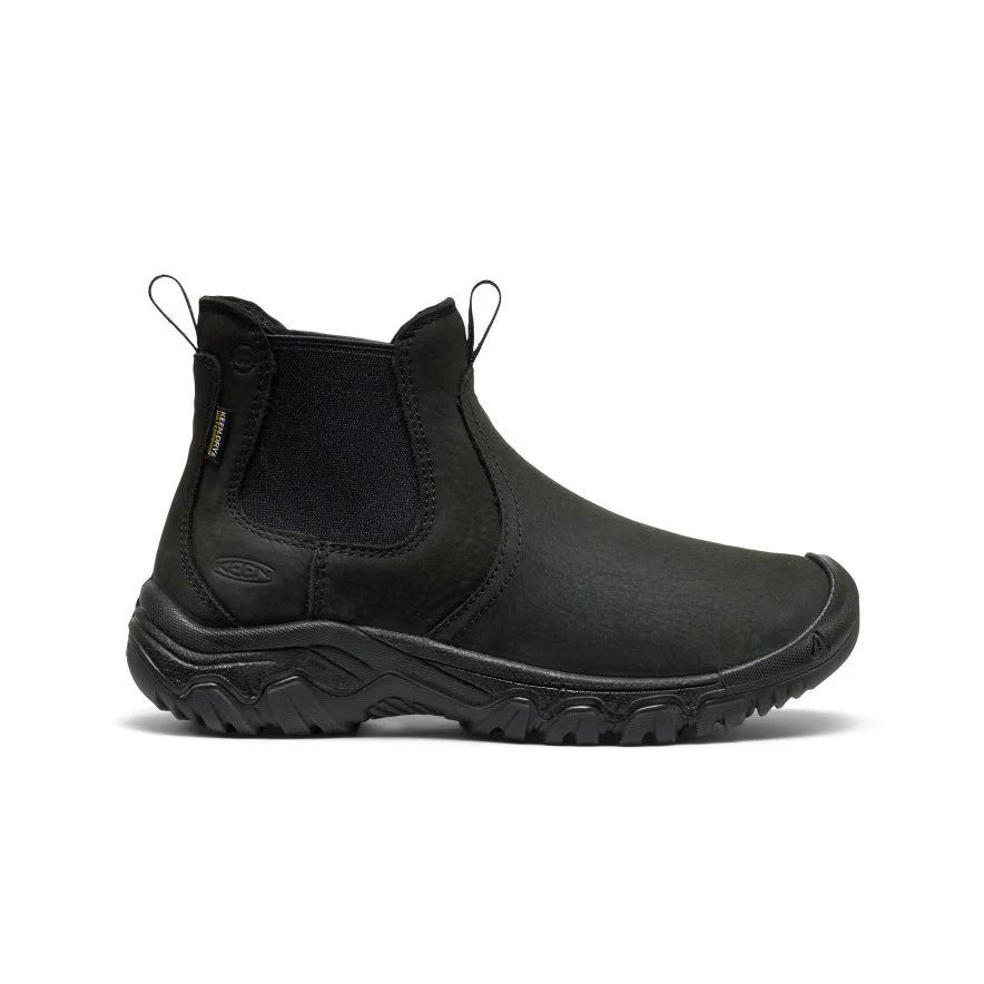 Women's Greta II Waterproof Chelsea  |  Black/Black - Image 7