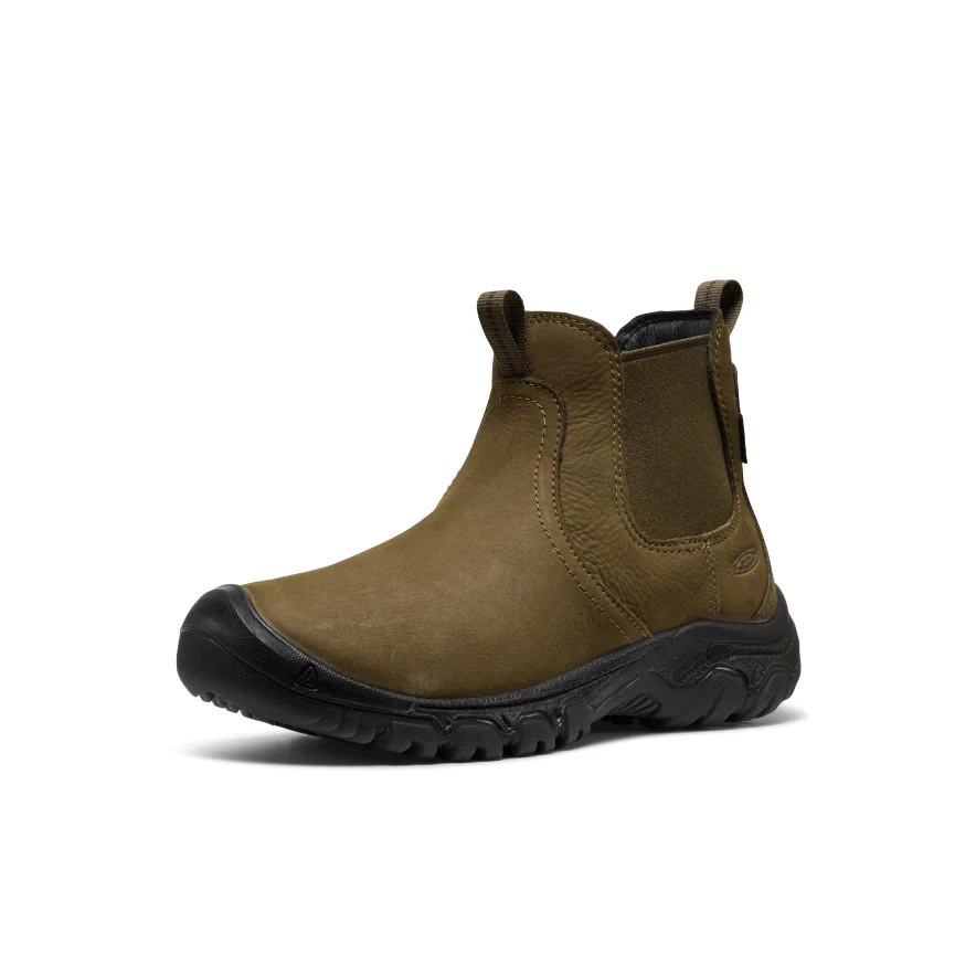 Women's Greta II Waterproof Chelsea  |  Dark Olive/Black - Image 3