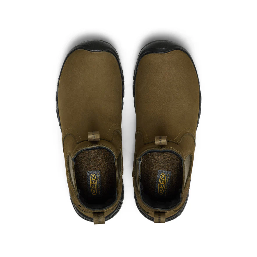 Women's Greta II Waterproof Chelsea  |  Dark Olive/Black - Image 5