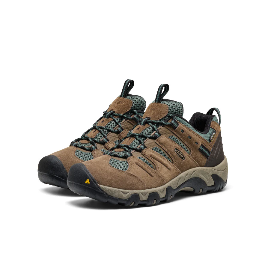 Women's Headout Waterproof Hiking Shoe  |  Shitake/Dark Forest - Image 2