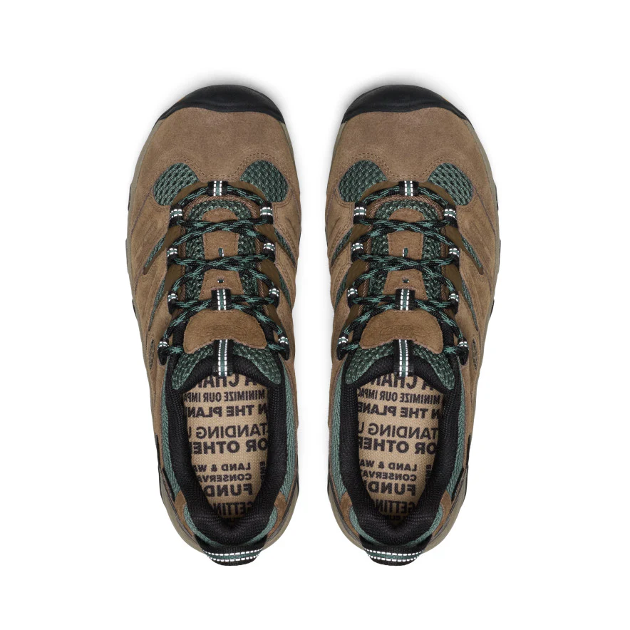 Women's Headout Waterproof Hiking Shoe  |  Shitake/Dark Forest - Image 4