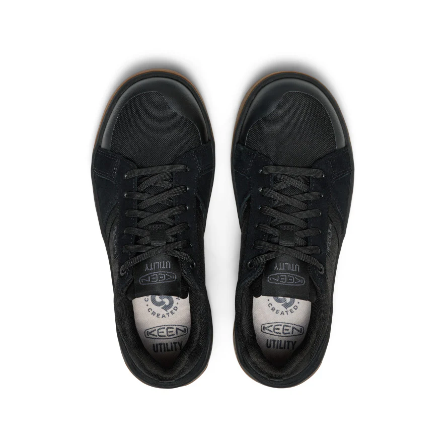 Women's Kenton Work Shoe (Carbon Toe)  |  Black/Gum - Image 4