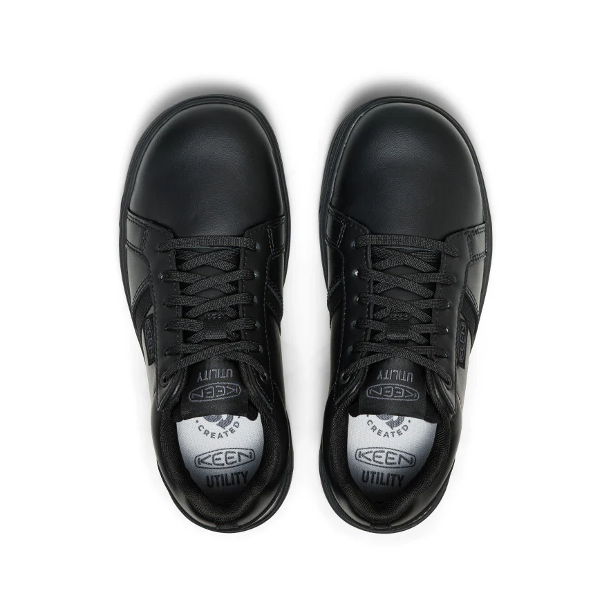 Women's Kenton WTX Work Shoe (Soft Toe)  |  Black/Black - Image 4