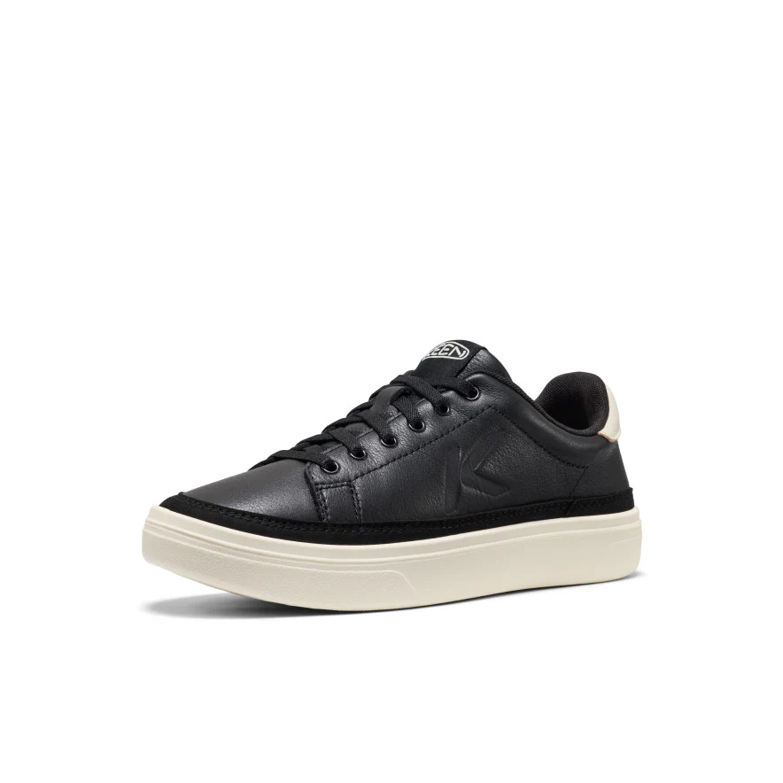 Women's KM1 Leather Sneaker  |  Black/Birch - Image 3