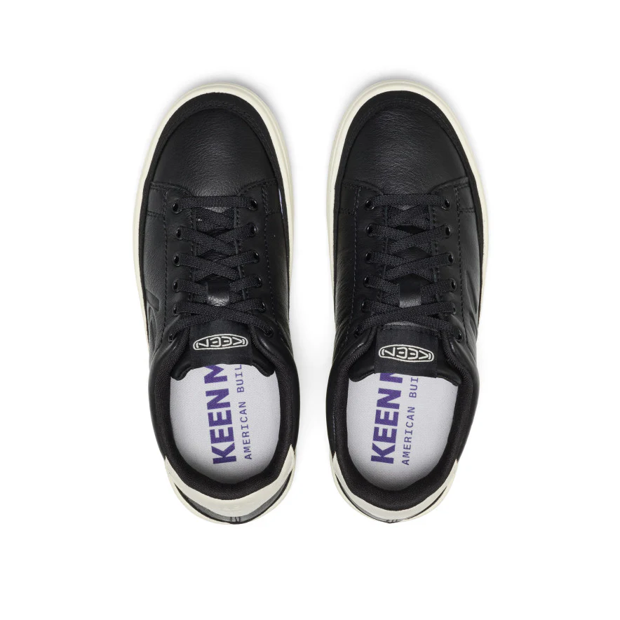 Women's KM1 Leather Sneaker  |  Black/Birch - Image 4
