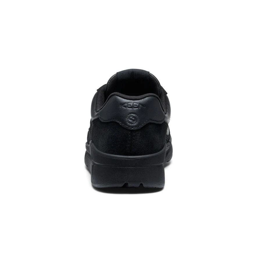 Women's KM2 Leather Jogger  |  Black/Black - Image 5