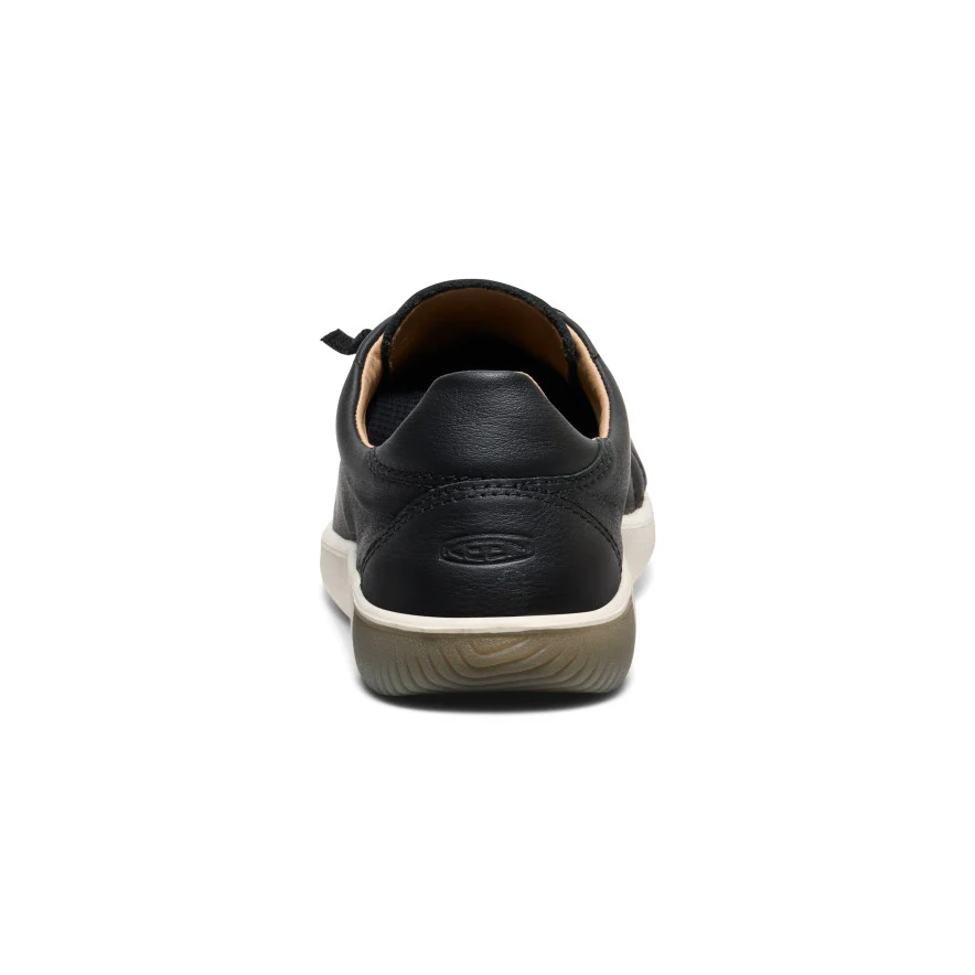 Women's KNX Leather Sneaker  |  Black/Star White - Image 5