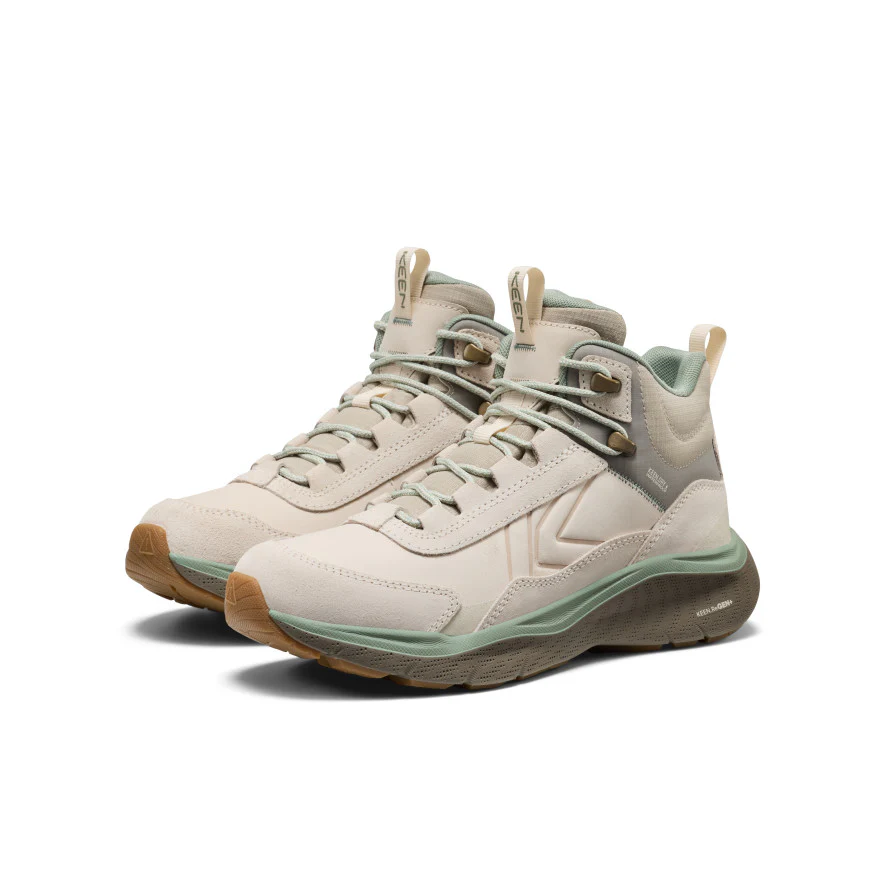Women's Leiki Waterproof Leather Hiking Boot  |  Birch/Lily Pad - Image 2